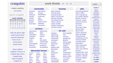 craigslist org florida miami|craigslist list miami.